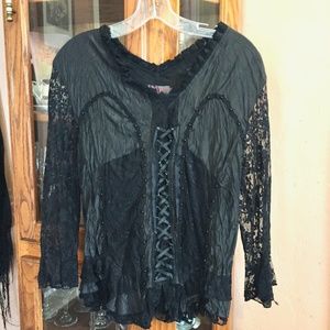 Victorian, Gothic and Steampunk inspired top